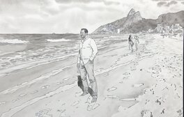 Lounis Chabane - The men from Ipanema - Illustration originale