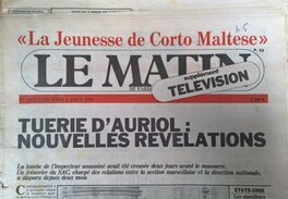 La Une du 5 août 1981 dans Le Matin de Paris, premier jour de publication de la Jeunesse
