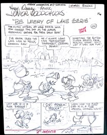 Carl Barks - Junior Woodchucks 17 page 1 - Planche originale