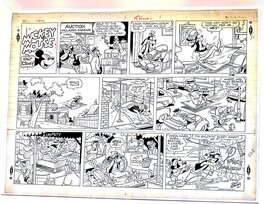 Manuel Gonzales - Mickey Mouse Sunday page 08.08.1954 - Planche originale