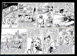 Wilson McCoy - The Phantom Sunday page 27.05.1945 - Planche originale
