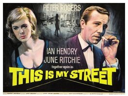 Tom Chantrell - This is My Street (1964) - movie poster painting (prototype) - Illustration originale
