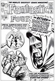 Bruce McCorkindale - Fantastic Four # 16 cover - Couverture originale