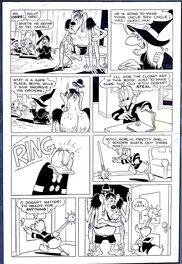 Carl Barks - Carl Barks Donald Duck Trick or Treat page - Planche originale