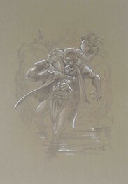 Ken Broeders - Barbarian - Illustration originale