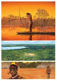 Sergio Macedo - Xingu PAGE 1 DE 5 - Planche originale