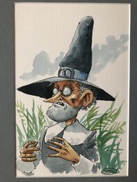 Jean-Luc Masbou - De Cape et de Crocs - Dessin original de Bombastus - Original Illustration
