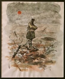 George Pratt - No Man's Land - Illustration originale