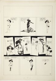 Jeff Jones - Jeffrey Jones IDYL Strip 1970s 'Sparse' - Comic Strip