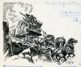 Dut - Les Cow-boys de l’Arc en Ciel - Original Illustration