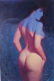 Joe Chiodo - Nude IN COOL SHADOW - Illustration originale