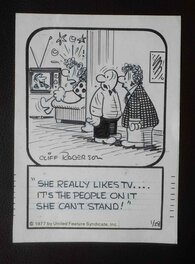 Cliff Rogerson - Tv Laffs - Comic Strip