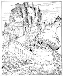 Fred Julsing Jr. - 1984 - De gouden vogel -  Fairy tale (Splash page - Dutch KV) - Comic Strip