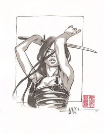 Frédéric Genêt - Samurai - Illustration originale