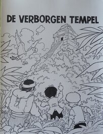 Jef Nys - Jommeke : de verborgen tempel - Original Cover