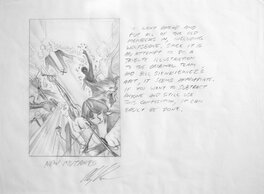 Alex Ross - Proposition d'affiche des New Mutants - Planche originale