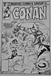 John Buscema - Buscema John - Conan the Barbarian Cover - Couverture originale