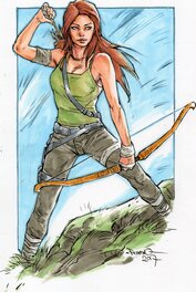 Romano Molenaar - Tomb Raider / Lara Croft - Original art