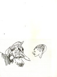 Marc Hardy - Caricature de Paul Deliege - Original art