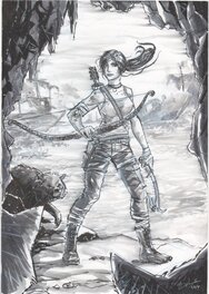 Marissa Delbressine - Tomb Raider / Lara Croft - Illustration originale