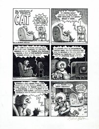 Gilbert Shelton - Fat Freddy's cat - Nature in action - Comic Strip