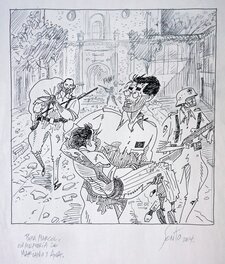 Sento - Dr Uriel - Atrapado en Belchite - Original art