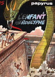 Lucien De Gieter - Papyrus - L'enfant hiéroglyphe T15 - Recherche de couverture - Original Cover