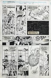 Daredevil et Spiderman dans Daredevil n° 306 p 4 Daredevil et Spiderman dans Daredevil n° 306 p 4