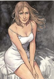 Luigi Critone - Peinture de femme - Comic Strip