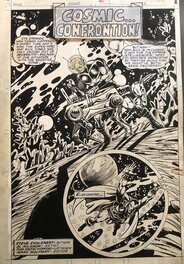 David Wenzel - Captain Marvel British publication - Planche originale