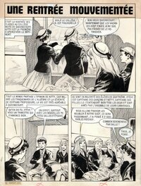 unknown - Une rentrée mouvementée - Schoolgirls, parution dans Clapotis 61 (Aredit) - Comic Strip