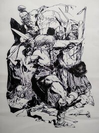 Victor De La Fuente - Illustration héroic fantasy - Illustration originale