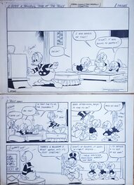 Vicar - Donald  Duck Scrooge Mc Duck - Comic Strip