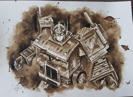 Juapi - Optimus prime - Original Illustration