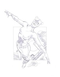 Dan Jurgens - Catwoman par Jurgens - Illustration originale