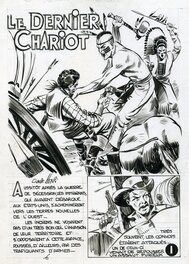 Claude-Henri Juillard - Le Dernier Chariot - Planche originale