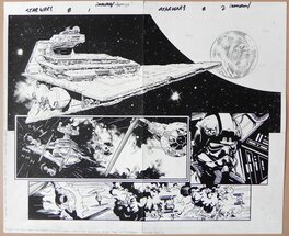 Stuart Immonen - Star Wars 8 page 1-2 - Planche originale
