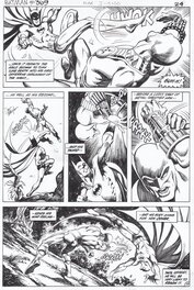 Donald L. Newton - 1984-03 Newton/Alcala: Batman #369 p19 vs. Deadshot - Planche originale