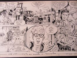 André Gaudelette - Line et les timbres volants - Comic Strip