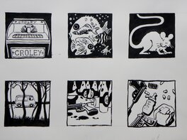 Pascal Rabaté - Le canard siffleur mexicain – 6 illustrations Page Chapitre – 14 – Pascal Rabaté - Original Illustration