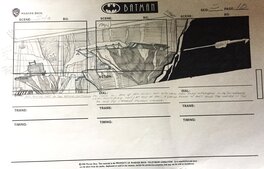 Bruce Timm - Storyboard Batman - Œuvre originale