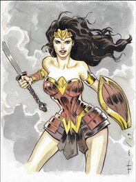José Homs - Homs - Wonder Woman - Illustration originale