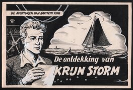 Pieter Kuhn - Kapitein Rob - V 35 - De Ontdekking van Krijn Storm - couverture - Couverture originale