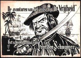 Pieter Kuhn - Kapitein Rob - V2 - Het Scheepsjournaal van Peer den Schuymer - couverture - Original Cover