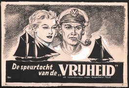 Pieter Kuhn - Kapitein Rob - V33 - De Speurtocht naar de Vrijheid - couverture - Couverture originale
