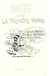 Paul Deliège - Page de garde du dernier bobo - Comic Strip