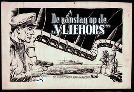 Pieter Kuhn - Kapitein Rob - V21 - De Aanslag op de Vliehorst - couverture - Couverture originale