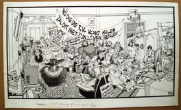 Fred Julsing Jr. - Political Cartoon - Illustration originale
