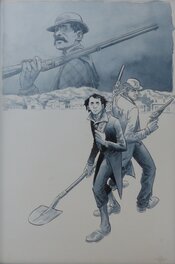 Julien Maffre - Stern couverture tome 3 pour édition black and white - Couverture originale