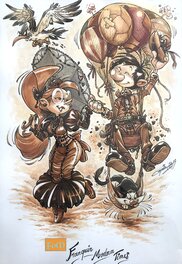 Capia - Gaston & Melle Jeanne - Original Illustration
